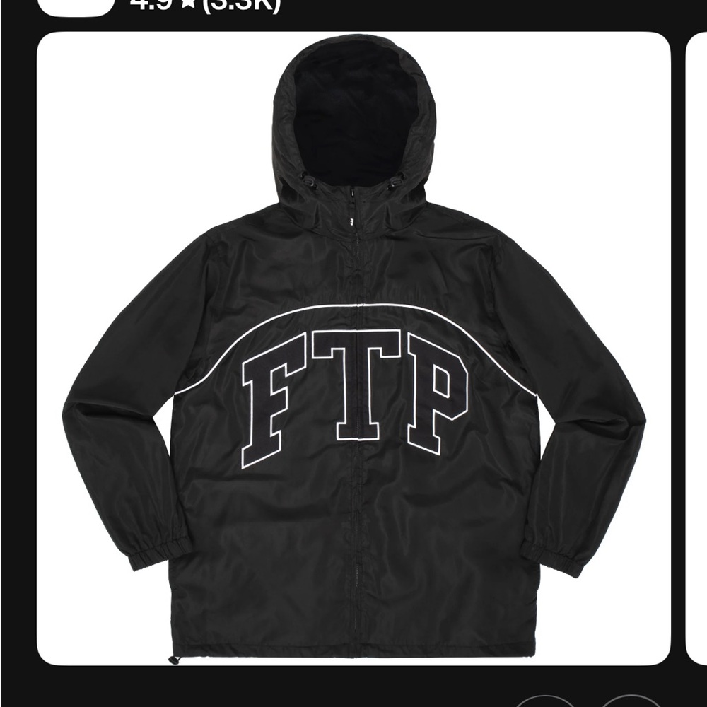 FTP SPELLOUT TRACK HOODIE LARGE